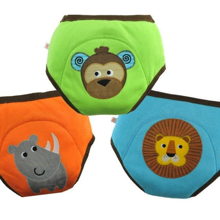 Zoocchini Oefenbroekje Boys Safari Katoen 3st - Zoocchini - Babywinkel - 854892005144