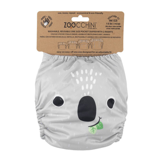 Zoocchini Wasbare Luier Kai The Koala Met Extra Inlegstuk - Babywinkel - 810608031869