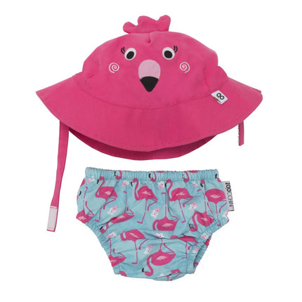 Zoocchini Zwemluier Flamingo Set - Zoocchini - Babywinkel - 855409006593
