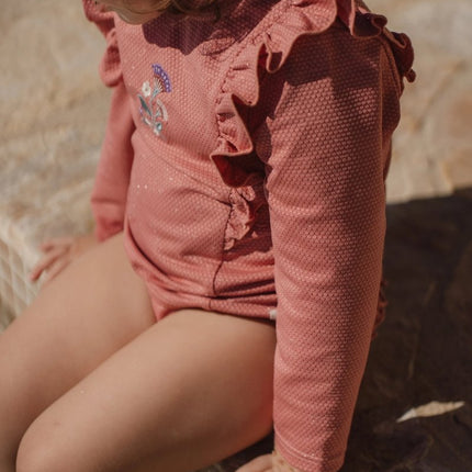 Zwem shirt lange mouwen Dreamy Pink Sparkle koop je bij Babywinkel